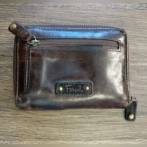 Fossil Women Soft Genuine Leather Zip Around Wallet
